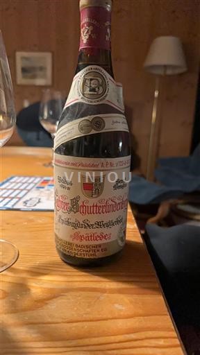 Nahe Freiherr von Schorlemer Oberthäuser Brücke Riesling Spätlese 1976