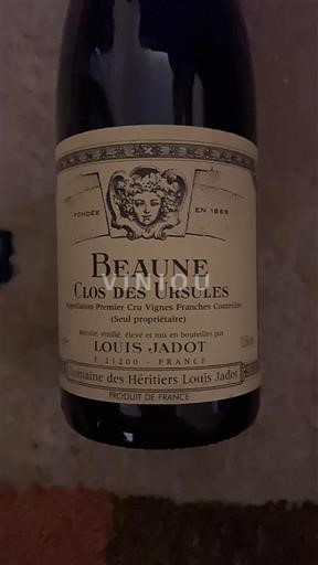 Burgundija Beaune Premier Cru Domaine S Héritiers Louis Jadot Clos des Ursules Neleten.