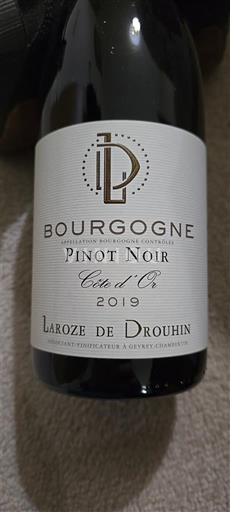 Bourgogne Bourgogne Côte d'Or Laroze de Drouhin Pinot Noir Côte d'Or 2019