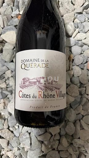 Rhônen laakso Côtes-du-rhône-villages Domaine La Querade 2022