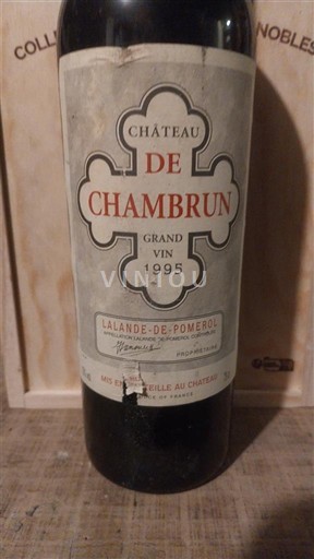 Bordeaux Lalande-de-Pomerol Château Chambrun 1995