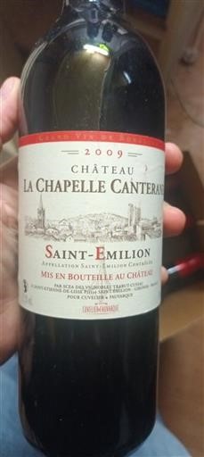 Bordeaux Saint-Émilion Château La Chapelle Canterane 2009