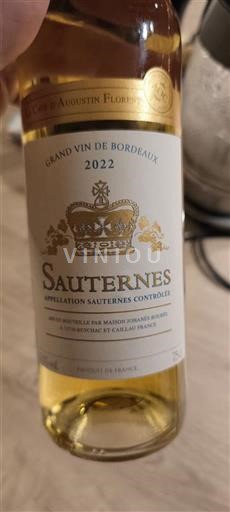 Bordeaux Sauternes Le Clos de Augustin Florent 2022