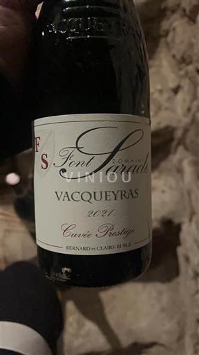 Valle del Rodano Vacqueyras Domaine Font Sarade Prestige 2021