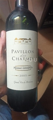 Bordeaux Pessac-Léognan Pavillon des Charmes 2005