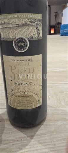 Bordeaux Château Petit Bois 2018