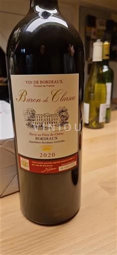 Bordeaux Baron de Clarsac 2020