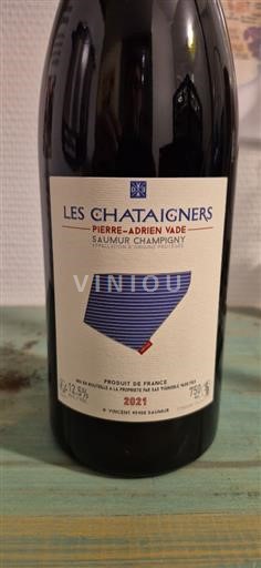 Thung lũng sông Loire Saumur-champigny Pierre-Adrien Vade Les Châtaigner 2021