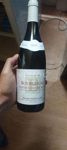 Borgogna Non specificato Domaine Barbier et Fils Corvée de Villy 2012