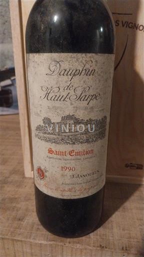 Bordeaux Saint-Émilion Haut-Sarpe Dauphin de Haut-Sarpe 1990
