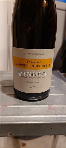 Bourgogne Mercurey Premier Cru Domaine Laurent Dufouleur Cœur de Vellage 2021