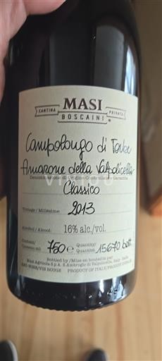 Vêneto Não especificado Masi Boscaini Campolongo di Torbe 2013