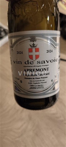Saboya y Bugey Apremont Domaine Vieux Presspoir 2024