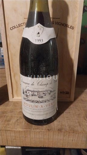 Beaujolais Moulin-à-vent Domaine Champ de Cour 1993