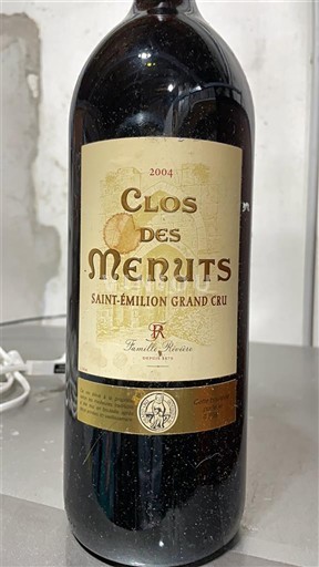 Bordeaux Saint-Émilion Grand Cru Clos des Menuts 2004