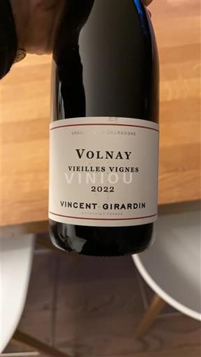 Burgundy Volnay Vincent Girardin Vieilles Vignes 2022