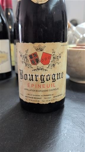 Bourgogne Bourgogne Epineuil Domaine Michaut Épineuil 2002