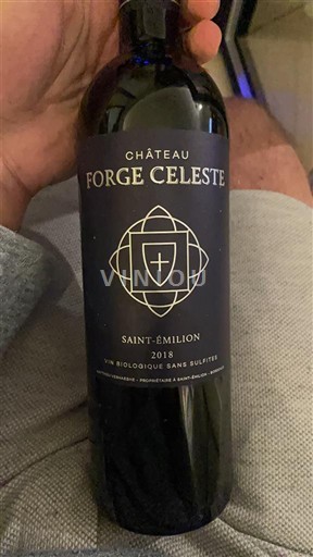Bordeaux Saint-Émilion Château Forge Celeste 2018