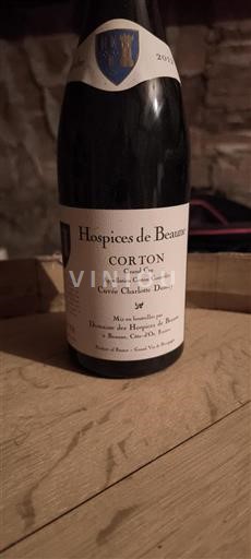 Bourgogne Corton Grand Cru Hospices de Beaune Charlotte Dumay 2014