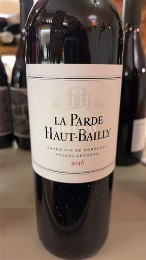 Burdeos Pessac-Léognan Château Haut-Bailly La Parde Haut-Bailly 2016