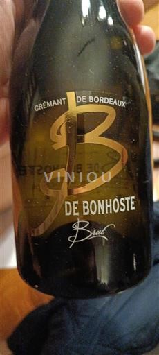 Bordeaux Crémant de Bordeaux De Bonhoste Brut Icke årgångsbetecknad