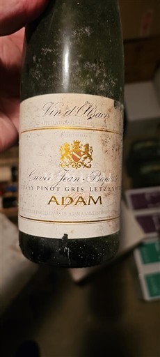 Alsace Pinot Grigio Adam Jean-Baptiste 1998