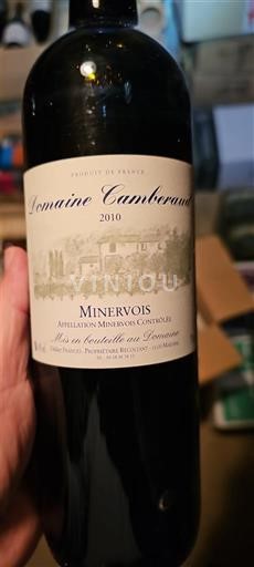 Langvedok Minervois Domaine Camberaud 2010