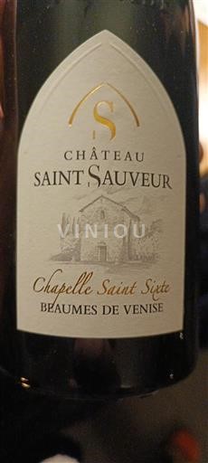 Thung lũng Rhône Beaumes de Venise Château Saint Sauveur Chapelle Saint Sixte 2023