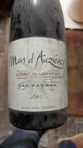 Languedoc Coteaux del Languedoc Mas d'Auzieres Las Paures 2001