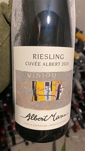 Rượu vang Blanc sec Cuvée Albert Albert Mann 2020 Pháp Alsace Không được chỉ định AOC
