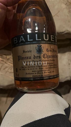 Poitou-Charentes Pineau des Charentes Balluet Servir Très Frais Niet-geïntegreerd