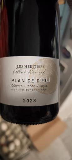 Rhône-dalen Ikke specificeret Les Héritiers Albert Bernard Plan de Dieu 2023