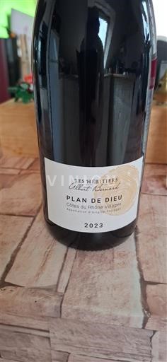 Thung lũng Rhône Không được chỉ định Les Héritiers Albert Bernard Plan de Dieu 2023