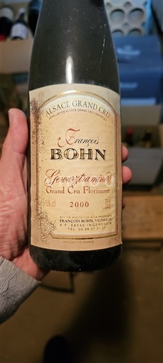 Alsace Gewurztraminer Grand Cru François Bohn Grand Cru Florimont 2000