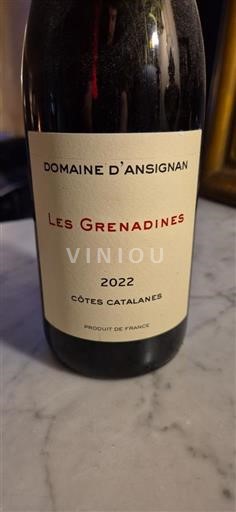 Linguadoca e Rossiglione Côtes catalanes Domaine Ansignan Les Grenadines 2022