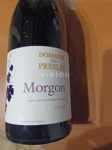 Beaujolais Morgon Domaine S Presles 2020