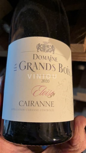 Rhônedalen Cairanne Domaine Les Grands Bois Éloïse 2020