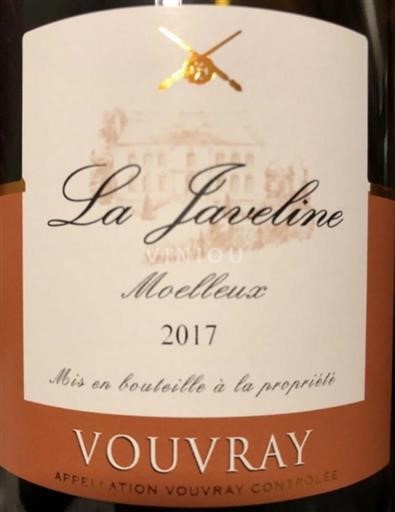 Loiredalen Vouvray La Javeline 2017