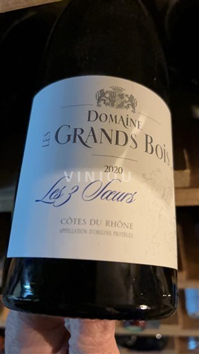 Rhônedalen Côtes du Rhône Domaine Les Grands Bois Les 3 Sœurs 2020