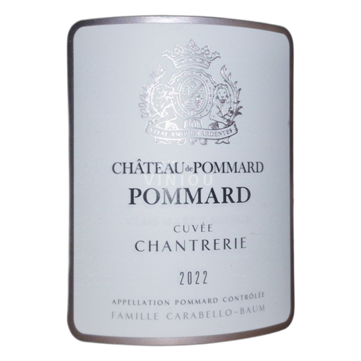 Borgonha Pommard Château de Pommard Chantrerie 2022