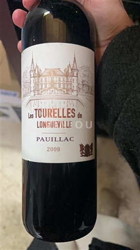 Bordeaux Pauillac Pichon Longueville Baron Les Tourelles de Longueville 2009