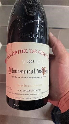 Rhônetal Châteauneuf-du-Pape Domaine Cristia 2005