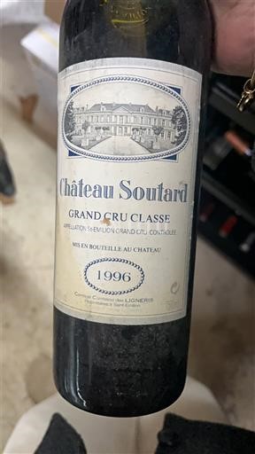 Bordéus Saint-Émilion Grand Cru Soutard 1996