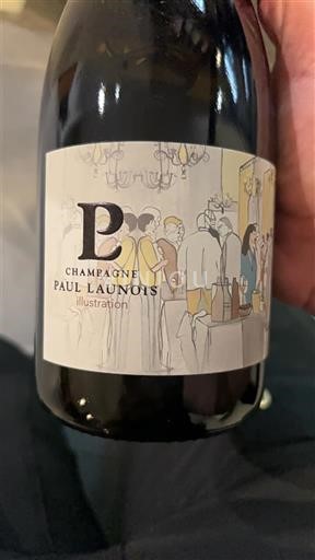 Champagne Paul Launois Illustration Niet-geïntegreerd