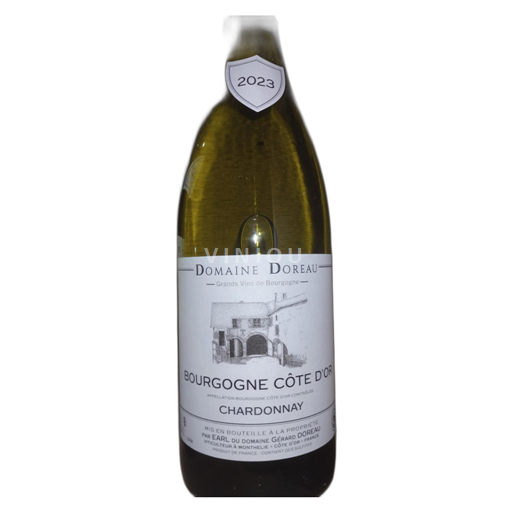 Vin Blanc sec Chardonnay Domaine Doreau 2023 France Bourgogne Monthélie AOC