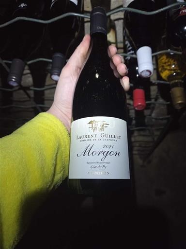 Beaujolais Morgon Domaine Laurent Guillet - Domaine de la Chaponne Côte du Py 2021