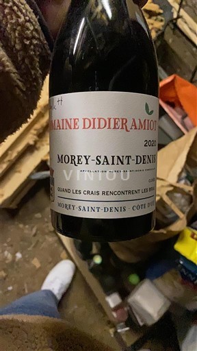 Wines Rouge sec Quand les Crais rencontrent les Crais Domaine Didier Amiot 2020 France Burgundy Morey-Saint-Denis AOC