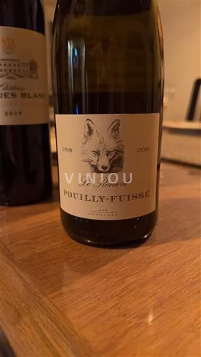 Bourgogne Pouilly-fuissé Aux Bouthières Le Renard 2018