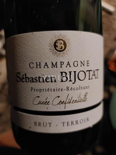 Champagne Sâm-panh Sébastien Bijotat Confidentielle 2022