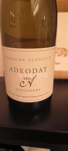 Roussillon Collioure Domaine Augustin Adeodat 2021